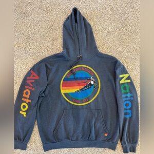 Aviator Nation Hoodie w/ Vail Ski size L unisex *SOLD OUT ON WEBSITE